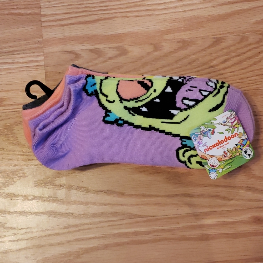 Nickelodeon Rugrats 5 pairs no show socks